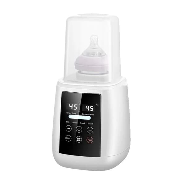 Babymatsflaska Värmare, 6-i-1 Multifunktionell, Anti-Torr Skydd, Snabb Desinfektion,EU-kontakt, 220V