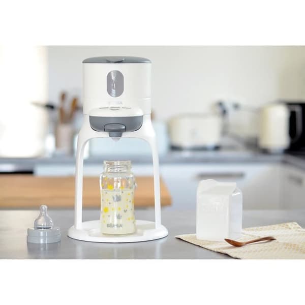 BÉABA - Bib'Expresso - Sutteflaske/babyglasvarmer - Præcis temperatur - Instant - Bain Marie - Hvid