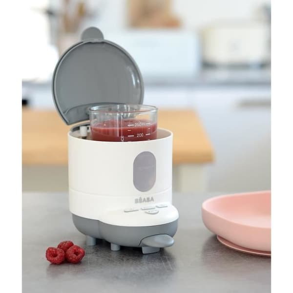 BÉABA - Bib'Expresso - Sutteflaske/babyglasvarmer - Præcis temperatur - Instant - Bain Marie - Hvid