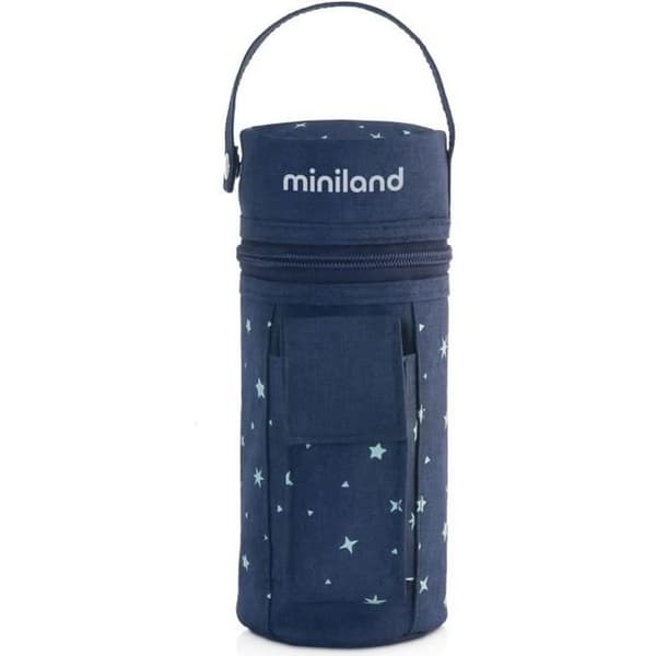 MINILAND - Mycket praktisk flaskvärmare och barnmatsburkar för bilen, Warmytravel denim