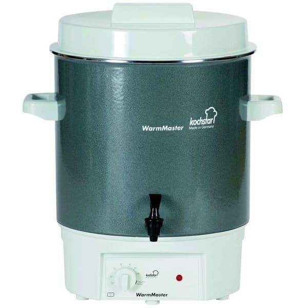 Emalj tryckkokare sterilisator med kran - KOCHSTAR - 14 burkar - 27L - 1800W - kapillärtermostat