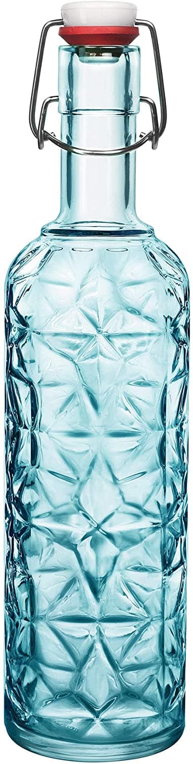 Bormioli Rocco 320269-MQD orientalisk glasflaska, 1 L, bl�