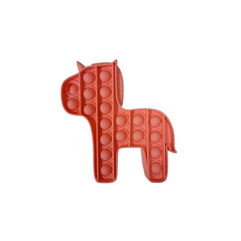 Pop It Fidget Toy - Rosa Enhörning