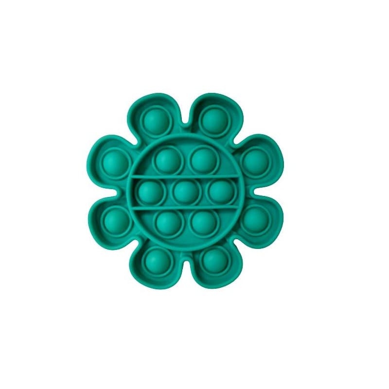 Pop It Fidget Toy - Grön Blomma