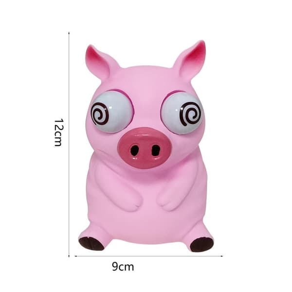 Popping Out Eyes Squeeze - Squeeze legetøj - Fidget - Pig
