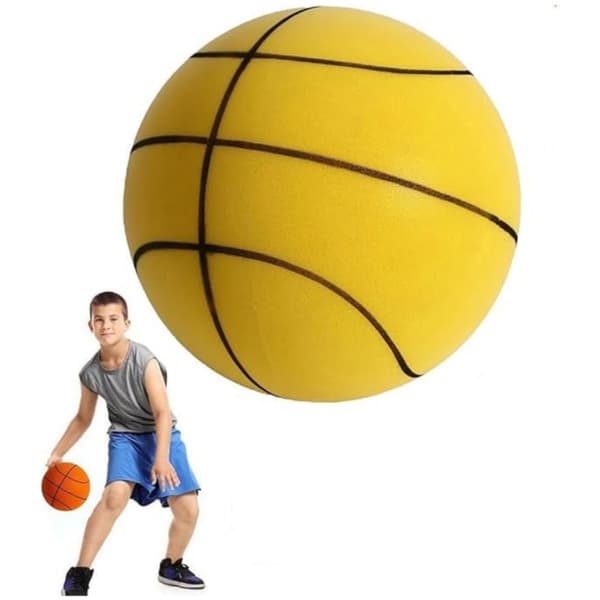Blød Basketball Basketball til Børn MASTER 18 cm Gul