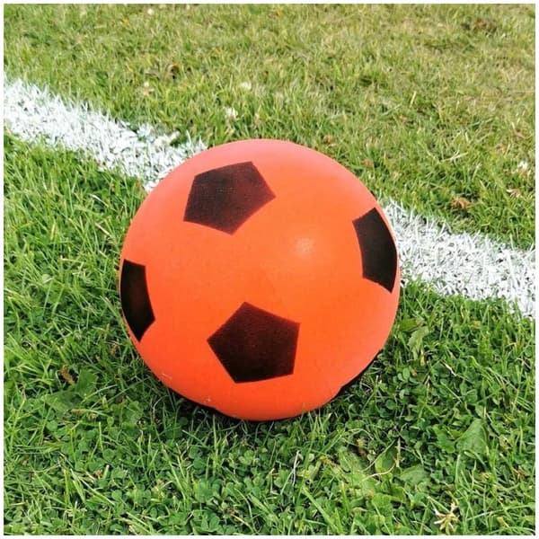 Blød, holdbar fodbold til børn MASTER 21 cm, Orange