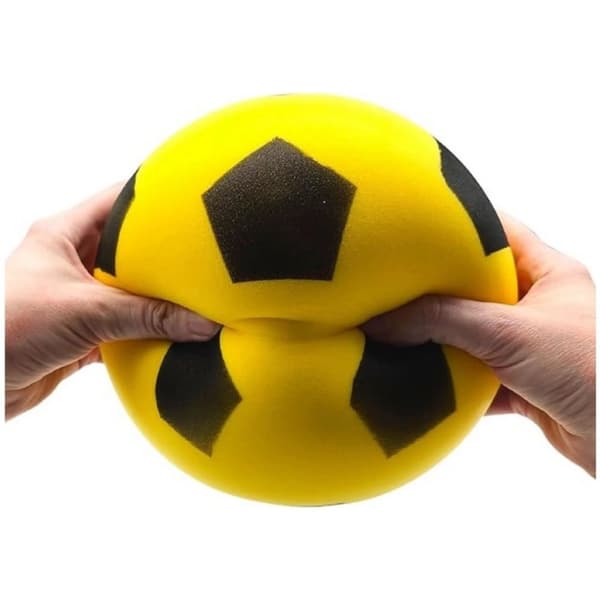 Mjuk, hållbar fotboll för barn MASTER 21 cm Gul