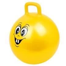 Q hoppboll - Barn - Blandat - Gul - Diameter 40 cm - Från 3 år