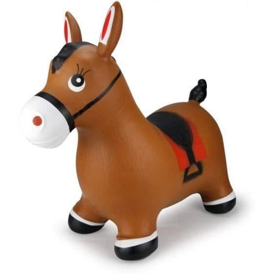 JAMARA skippy horse junior 47 x 24 x 45 cm brunt gummi 3 delar