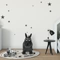 Miniatyrbild 2 av 6: Relaxdays djurhoppa med luftpump, hundformad leksak, maxvikt: 50 kg, BPA-fri, barn, svart