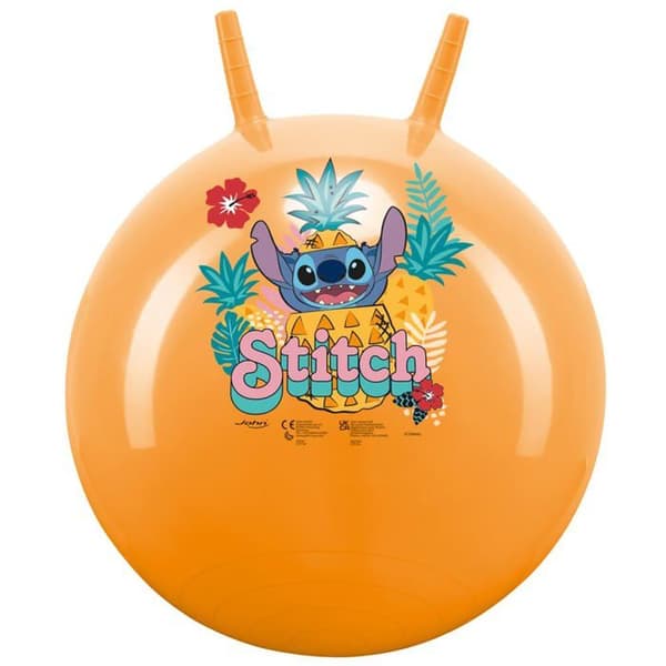Hoppball - hoppstav John - 59528 - Disney Stitch Lilo Hoppball, Orange Nacré, 50 cm