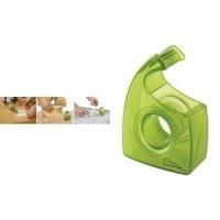 tesa ecoLogo Easy Cut handdispenser för tejp 19mm x 33m påfyllningsbar handdispenser, ergonomisk design, korrugerad (57956-00000-00)
