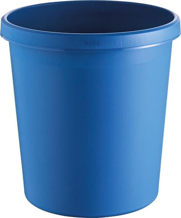 HELIT soptunna - 18 liter - Plast - Blå - dxh 310x320 mm