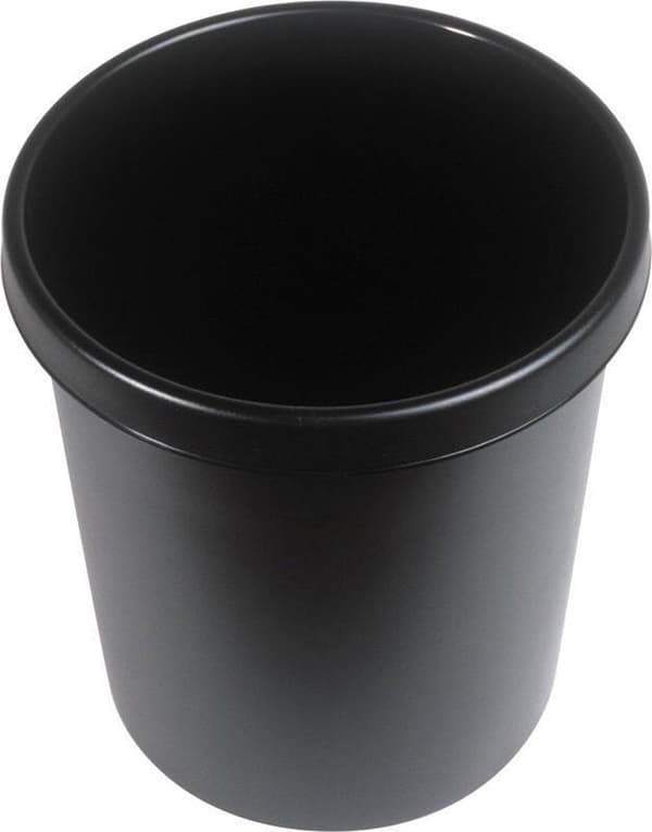 Helit the German H6106195 Papperskorgen 30 l (Ø xh) 350 mm x 405 mm Polyeten Svart 1 st.