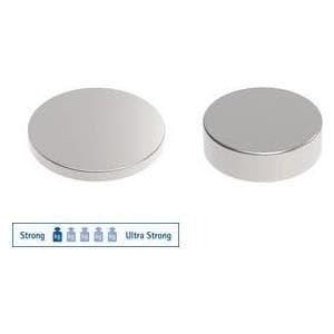 MAUL neodymmagnet, diameter: 10 x (H)1 mm, nikkelstyrke: 0,5 kg, skive - 1 stk (6166196)