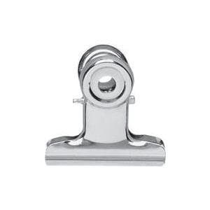 MAUL brevklemme i metal, farve: nikkel, bredde: 70 mm, klemmebredde: 40 mm, klemme og fjeder af forniklet metal - 1 stk (2177096)
