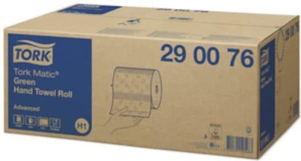 Tork Matic H1 Håndklæderulle grøn 2-lags 150 meter 290076