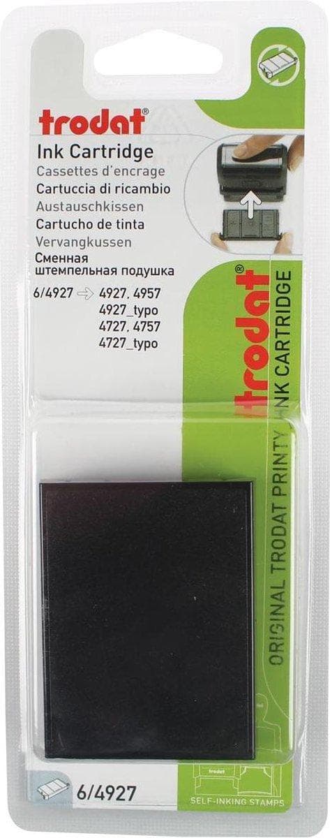 Trodat erstatningspude sort til stempel 4927/4957