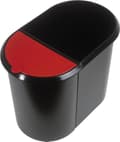 Miniatyrbild 1 av 4: Duo-System soptunna svart/rd