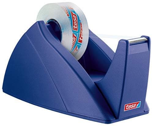 tesa 57421 Easy Cut Tape Dispenser til 19mm x 33m ruller - Blå