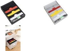 PAPERFLOW skuffeindsats, 6 rum, grå af polystyren, centerafstand: 330 mm, - 1 stk (2053.02)