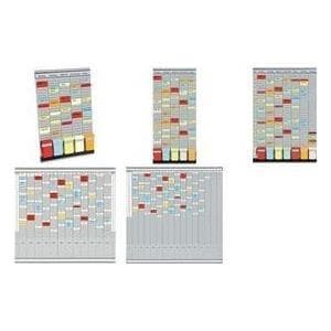 FRANKEN T-map board universal planner, 1.008 x 1.008 mm 16 holdere, størrelse 2 à 50 slots, planner grå, ramme lavet af - 1 stk (PV-SET5)