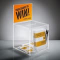 Miniatyrbillede 1 af 10: action box Sigel transparent med mappeholder 21x36x21mm cm + indsats til A5 SI-VA152
