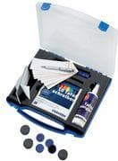 FRANKEN WWT startset 1 KuKoffer 10WWT märke. 1 Laserp.10 Magn.Drch.32mm 5 Kraftm.Drch.38mm 250ml Reinig.Spr.1magn.Tafelw.10Filzstr. (Z1953)