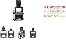 trodat datumstämpel Professional 4.0 5430, 3-raders leverans inkl kupong för att skapa en textskylt - 1 st (121362)