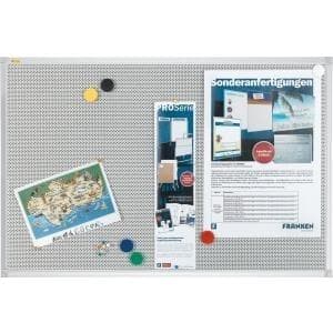 Franken PM3612 tekstilplade Pin og Mag 60 x 45 cm, grå