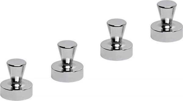 Maul neodymmagnet (Ø xh) 20 mm x 24 mm Kon Silver 4 st 6168896