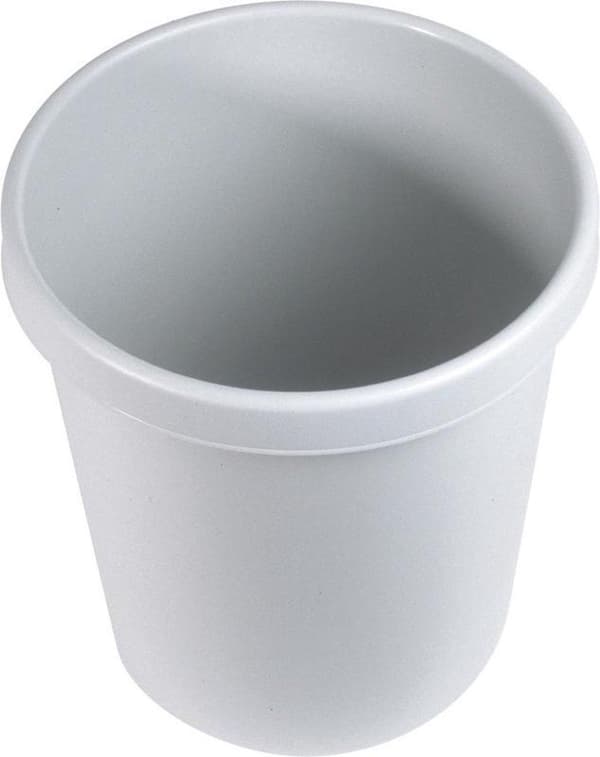 HELIT Affaldsspand - 30 liter - Plast - Lysegrå - dxh 350x405 mm