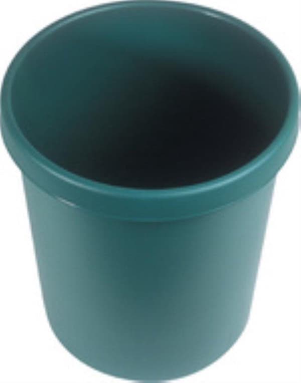 HELIT Affaldsspand - 30 liter - Plast - Grøn - dxh 350x405 mm