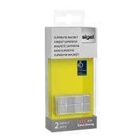 sigel C10 neodyymimagneetit, kuutiomuotoilu, hopea, 2 kpl sarja, alumiinipinta, erittäin kiillotettu, erittäin vahva (N45), - 1 kpl (GL704)