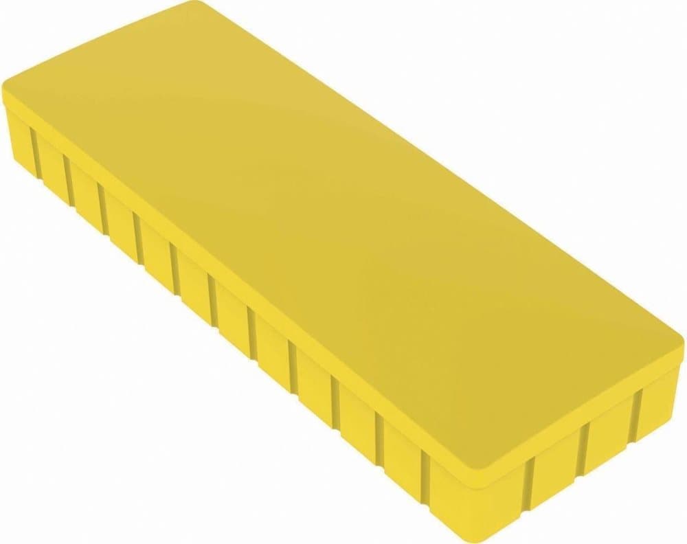 Maul-magnet MAULsolid (bxhxd) 54 x 19 x 9 mm rektangulär Gul 10 stycken 6165013