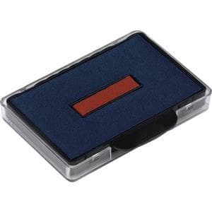 trodat ersättningsstämpeldyna 6-56-2, blå-röd, blisterkort för stämplar 4206-4420-4460-4460L-5117-5204-5206-5460-5460L- (51 56321)