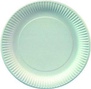 Papstar 11170 - Lautaset - Pyöreä - Pahvi - Valkoinen - Yksi väri - 100 kpl (11170)