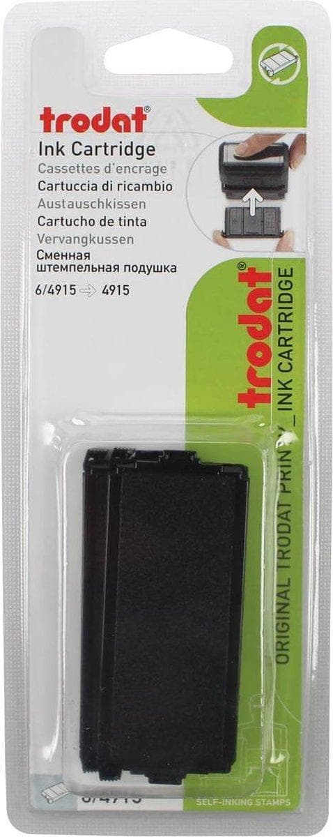 Trodat ersättningsdyna svart för stämpel 4915