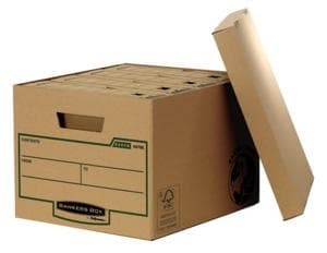 Bankers Box arkivbokse Jordstandard brun, FSC