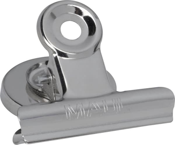 Papirklemme MAUL med magnet 30mm kapacitet 10mm