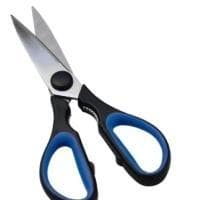 WEDO saks, universal saks, spids, længde: 210 mm, fremstillet af børstet rustfrit stål, med specialsnit, med (979 85)