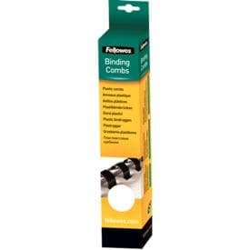 Bindrug fellowes 12 mm 21 ringe a4 hvid