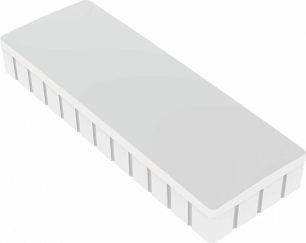 Maul Magnet MAULsolid (bxhxd) 54 x 19 x 9 mm rektangulær Hvid 10 stk. 6165002
