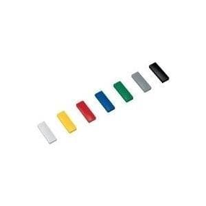 MAUL HEBEL solid magnet, vidhäftningskraft: 1,0 kg, röd rektangulär magnet: 54 x 19 mm, gjord av spricksäker plast (61650-25)