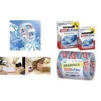 tesa film, kristallklar, SPAR-PACK!, 15 mm x 10 m universell självhäftande film, tillverkad av PP-film, rivbeständig (57790-00000-00)