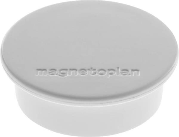 Magnetoplan Magnet Discofix Färg (Ø x H) 40 mm x 13 mm rund Grå 10 st 1662001