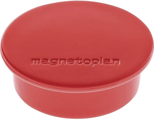 Magnetoplan Magnet Discofix Väri (Ø x K) 40 mm x 13 mm pyöreä punainen 10 kpl 1662006