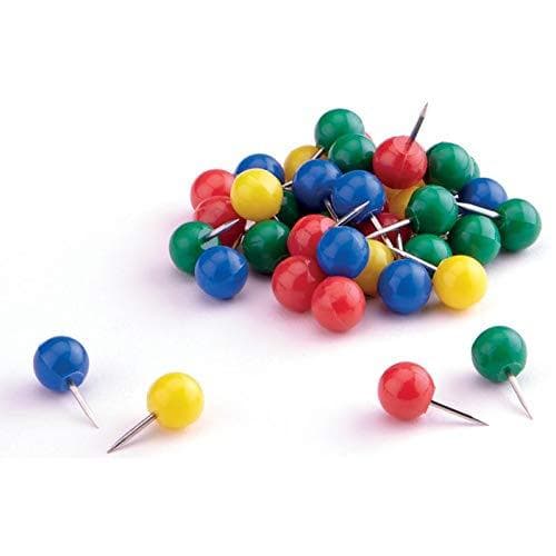 magnetoplan-merkintäneulat, keltainen, sisältö: 100 kpl, neulan pituus: 17 mm, pään halkaisija: 6 mm, kiinnitykseen - 1 kpl (111165102)