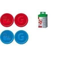 sigel "Drinks"-poletter, lavet af plastik, røde Drinks-poletter af PP, diameter: 25 mm (WM006)
